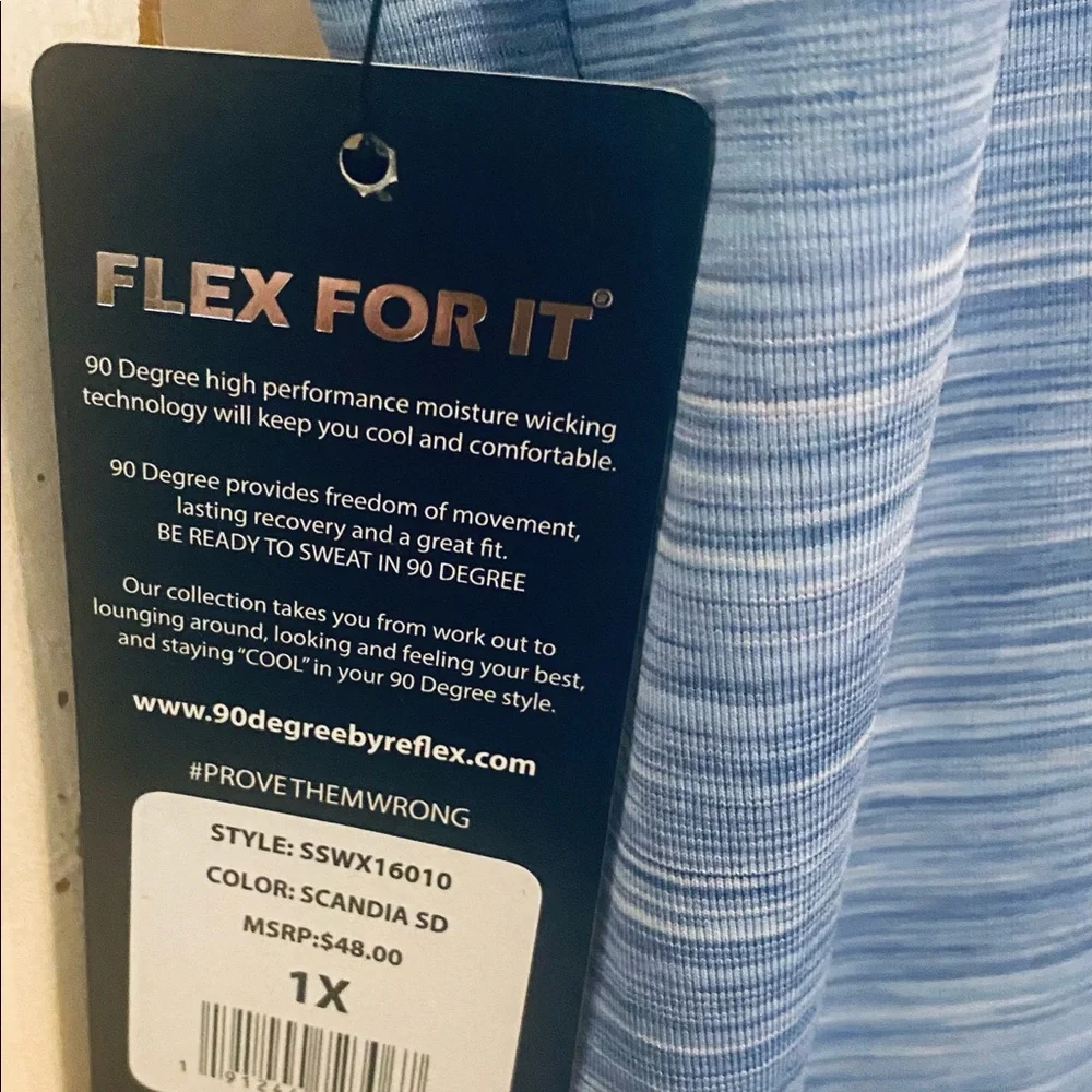 90degree by Reflex Short Sleeve Workout Top - Picture 5 of 7